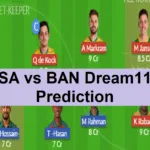 SA vs BAN Dream11 Prediction